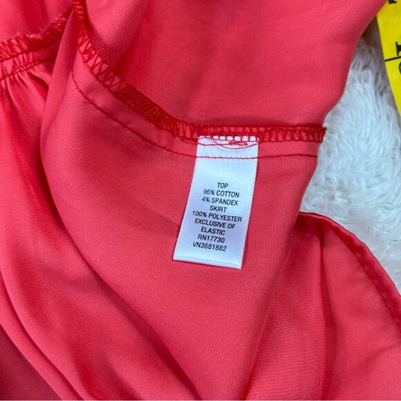 Go International tiered ruffle sweetheart bust red cocktail party dress, 13 - Picture 8 of 9